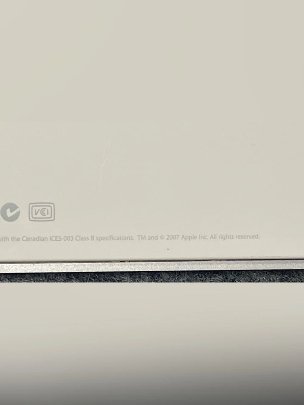 Apple Office Keyboard A1243 No. 2171 2 USB Ports